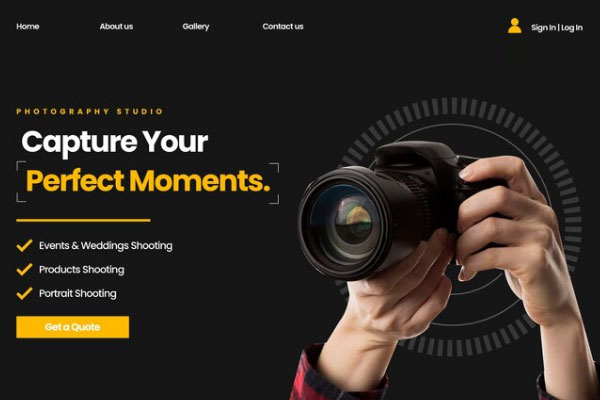 Photography For Website Design